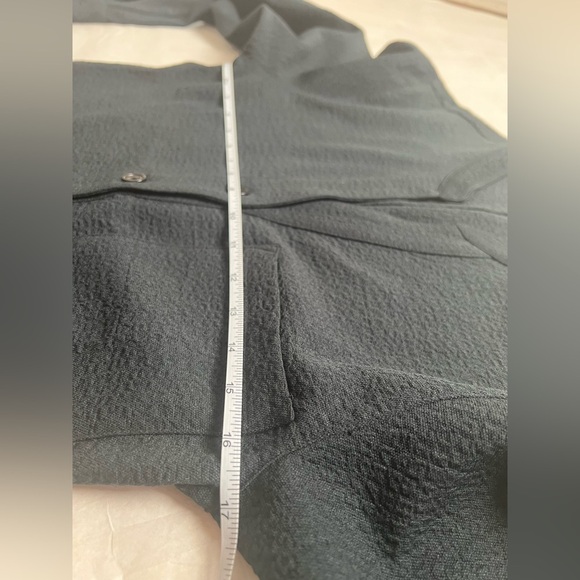 ONIA Womens Black Jumpsuit Size XS Button Down Romper Crinkle Gauge Shorts - Picture 6 of 9